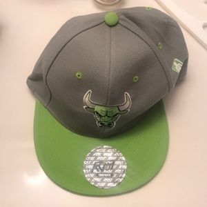 Chicago bull adjustable flat bill hat